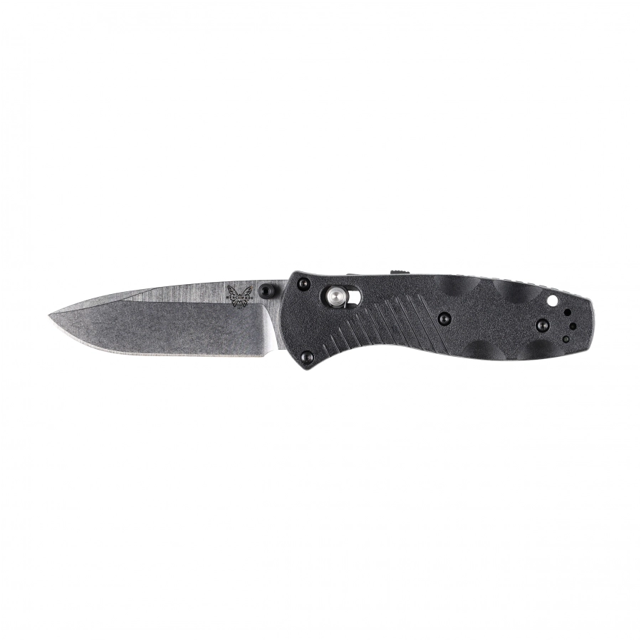 Składany nóż Benchmade Mini Barrage z głownią Drop Point i klipsem