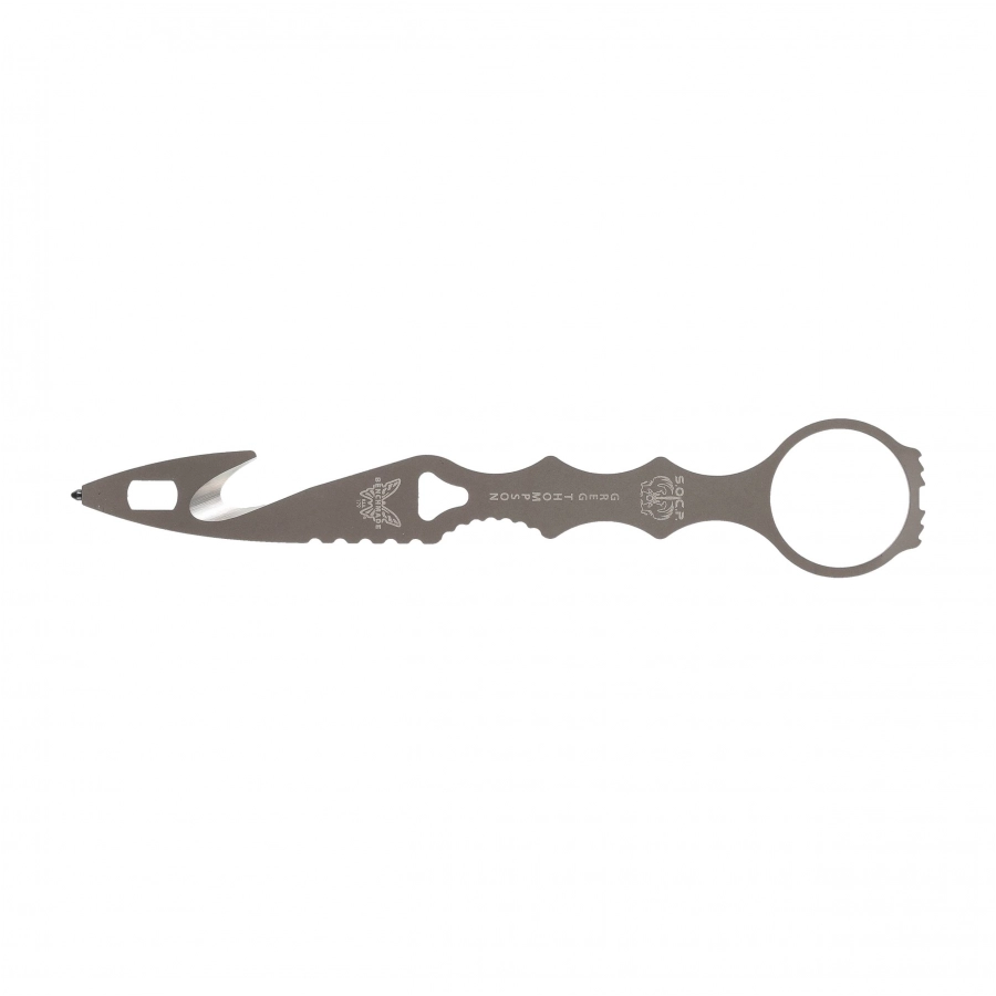 Szary nóż ratowniczy Benchmade 179GRY SOCP Hook z pierścieniem