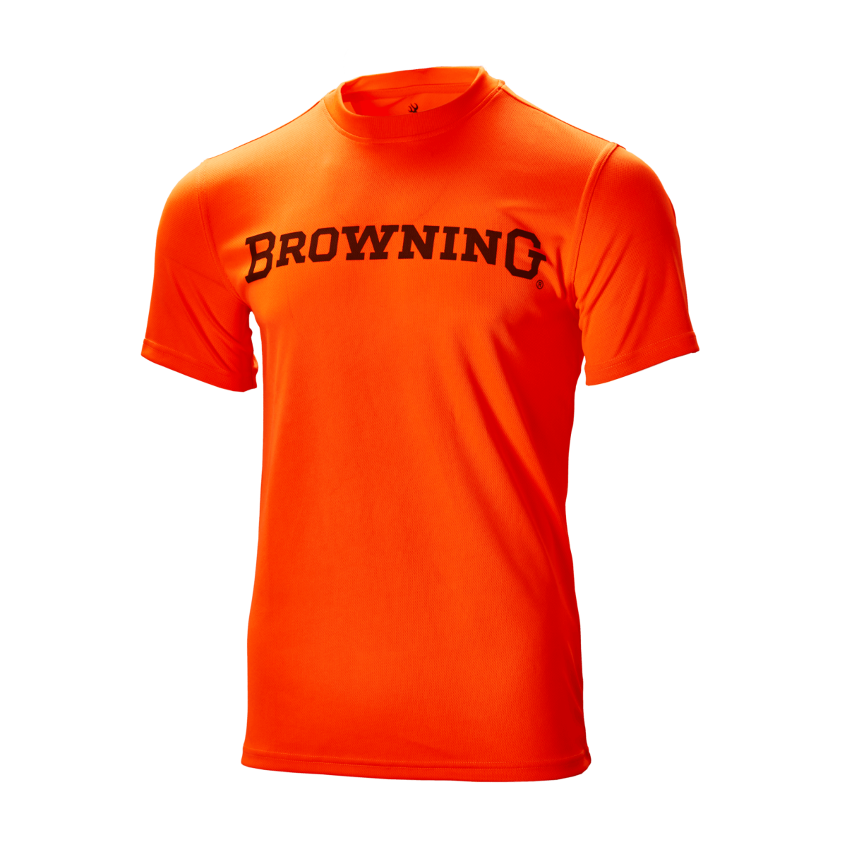 Koszulka Browning Teamspirit Orange Blaze pomarańczowa, rozmiar L, przód z napisem Browning