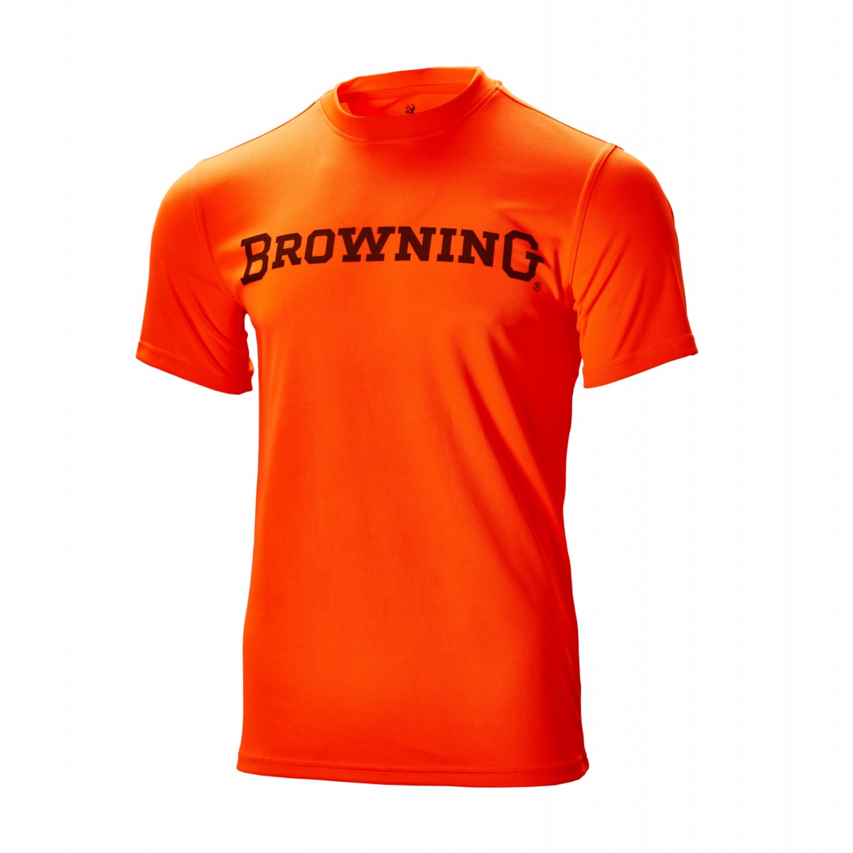 Koszulka Browning Teamspirit Orange Blaze pomarańczowa, rozmiar XL, przód z napisem Browning