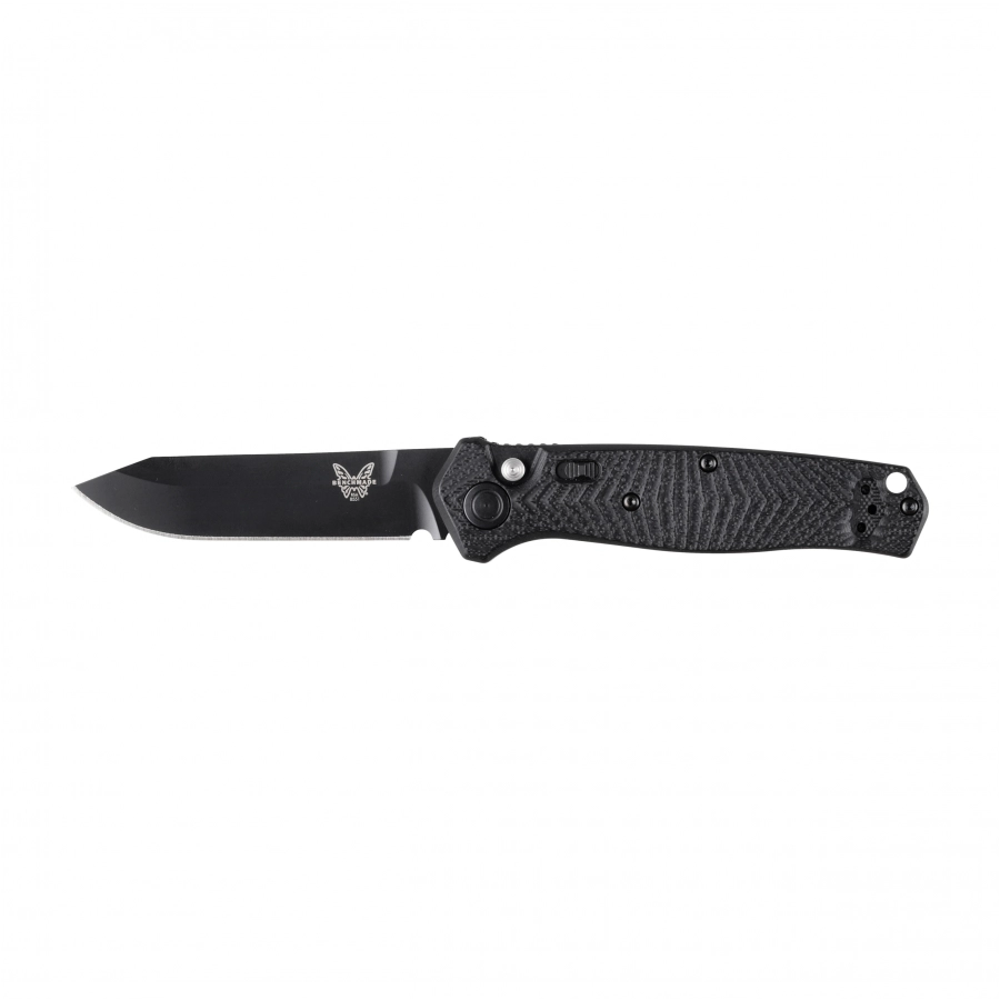 Automatyczny nóż Benchmade 8551BK Mediator z czarną głownią reverse tanto i rękojeścią z G-10