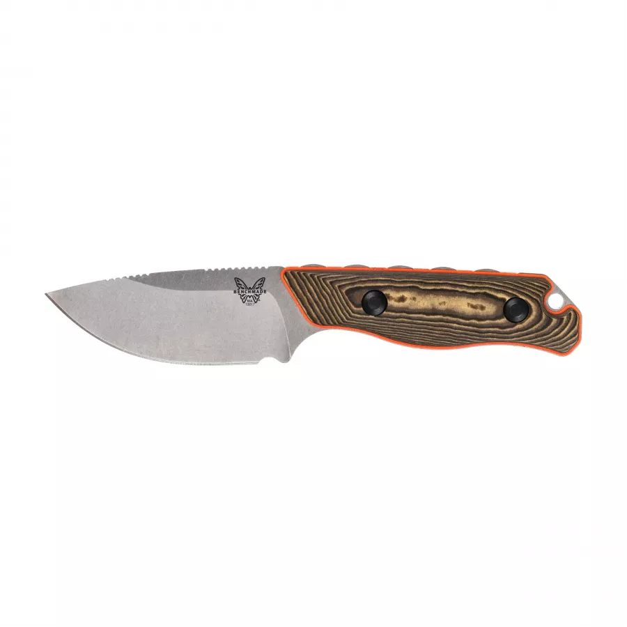Nóż myśliwski Benchmade 15017-1 Hunt z brązową rękojeścią Richlite