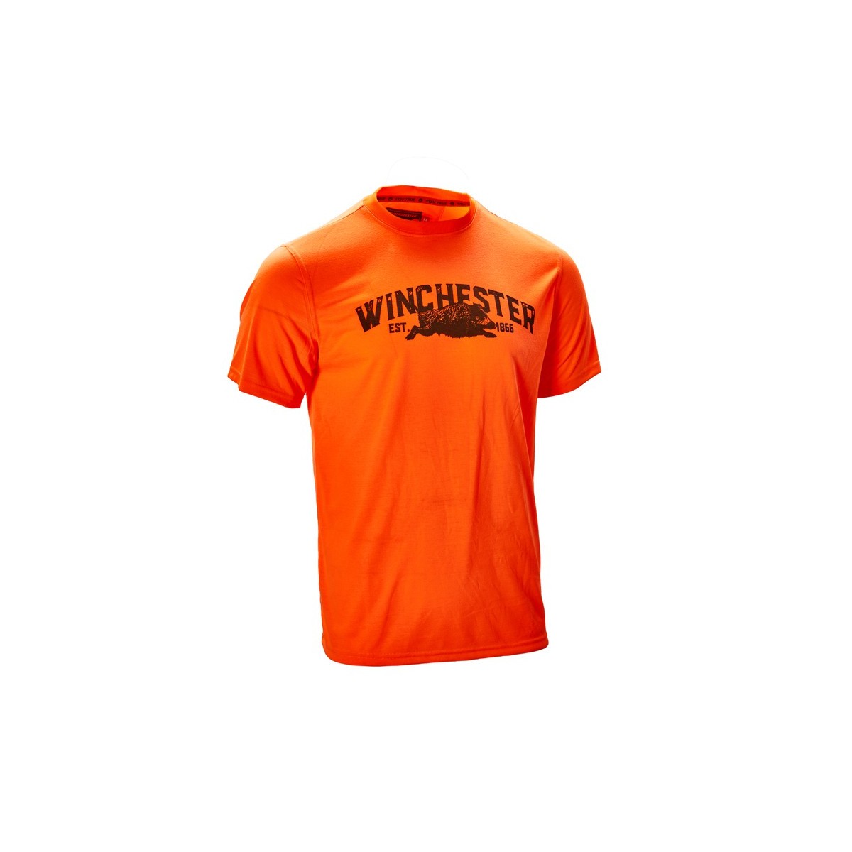 Winchester Vermont XL Orange Blaze, cała koszulka z nadrukiem dzika