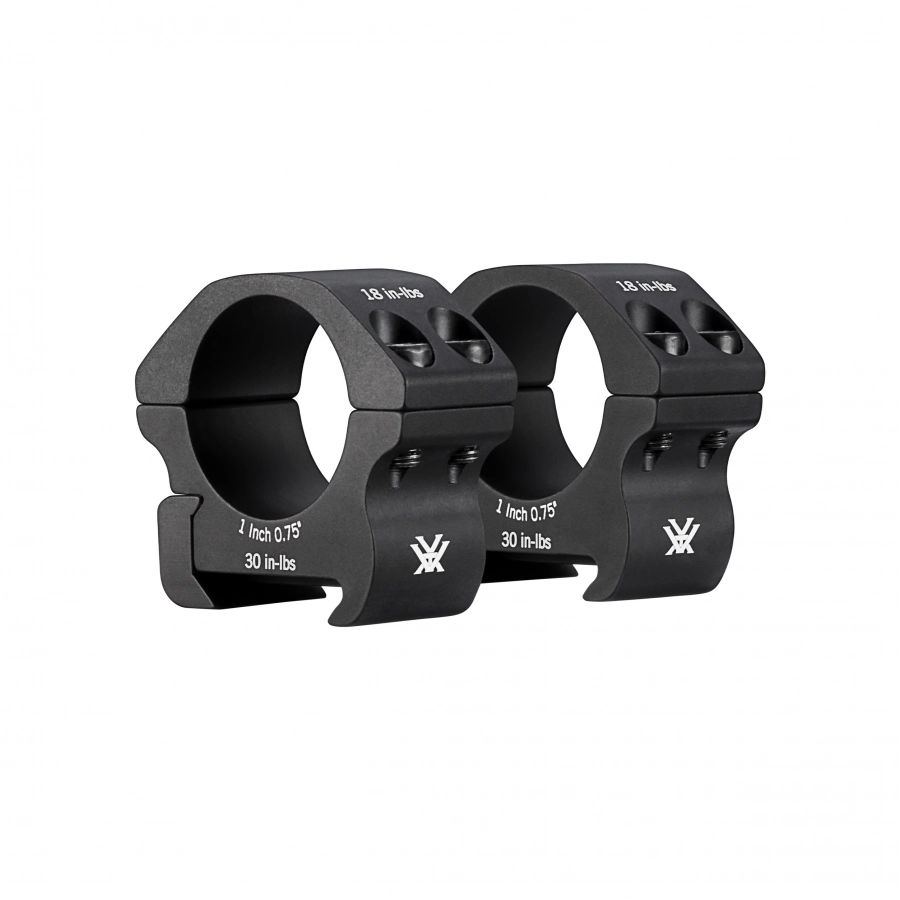 Pierścienie montażowe Vortex Pro Ring 1 cal z czterema śrubami Torx