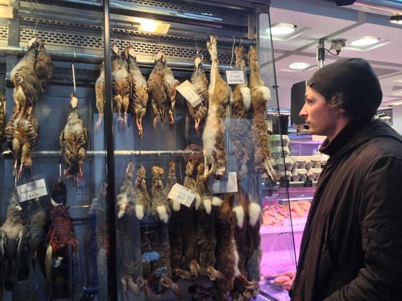 Barcelona - dziczyzna na bazarze