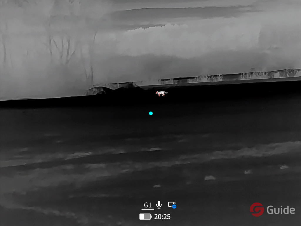 Zdjęcie wykonane przez nasadkę Guide